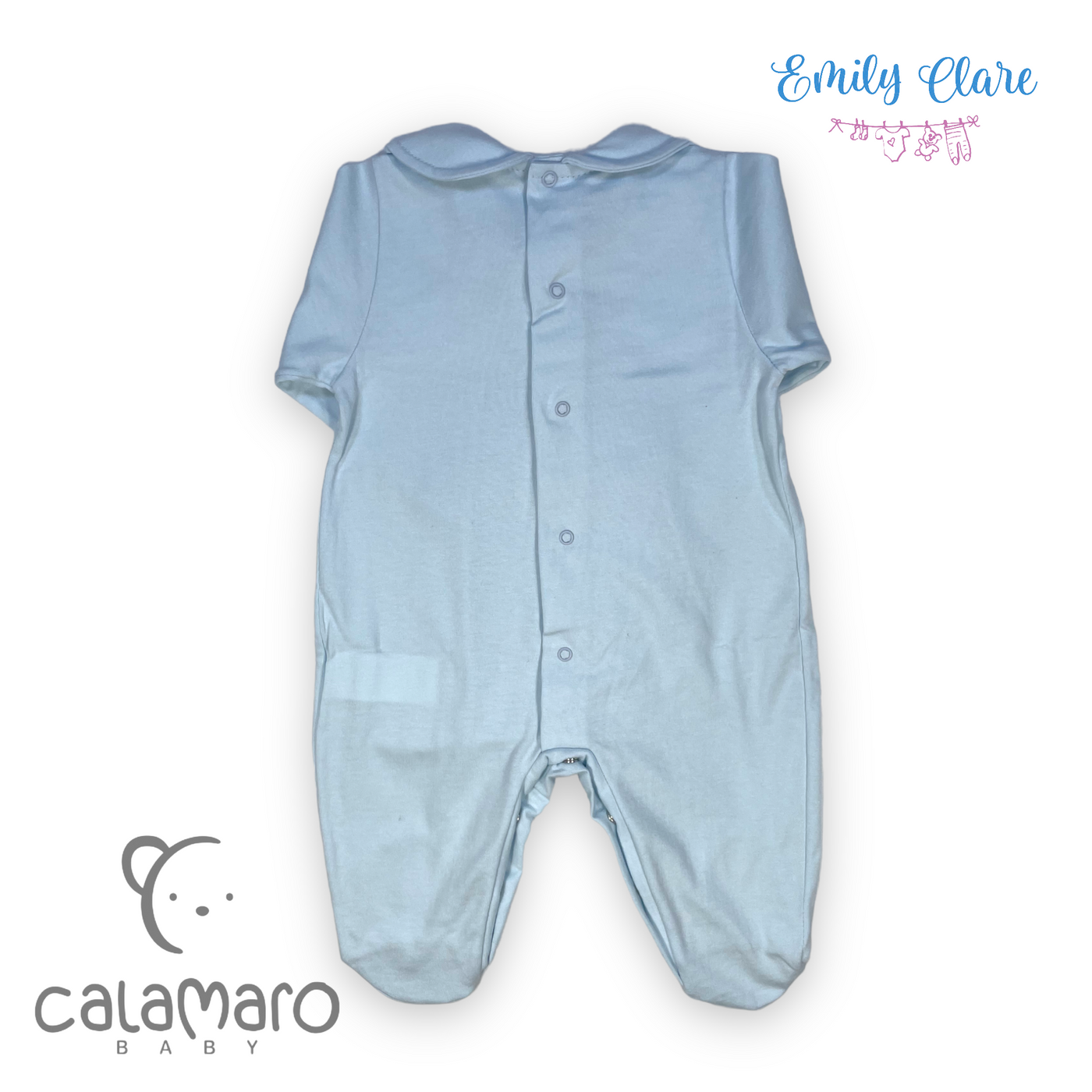 Boys Blue Babygrow By Calamaro