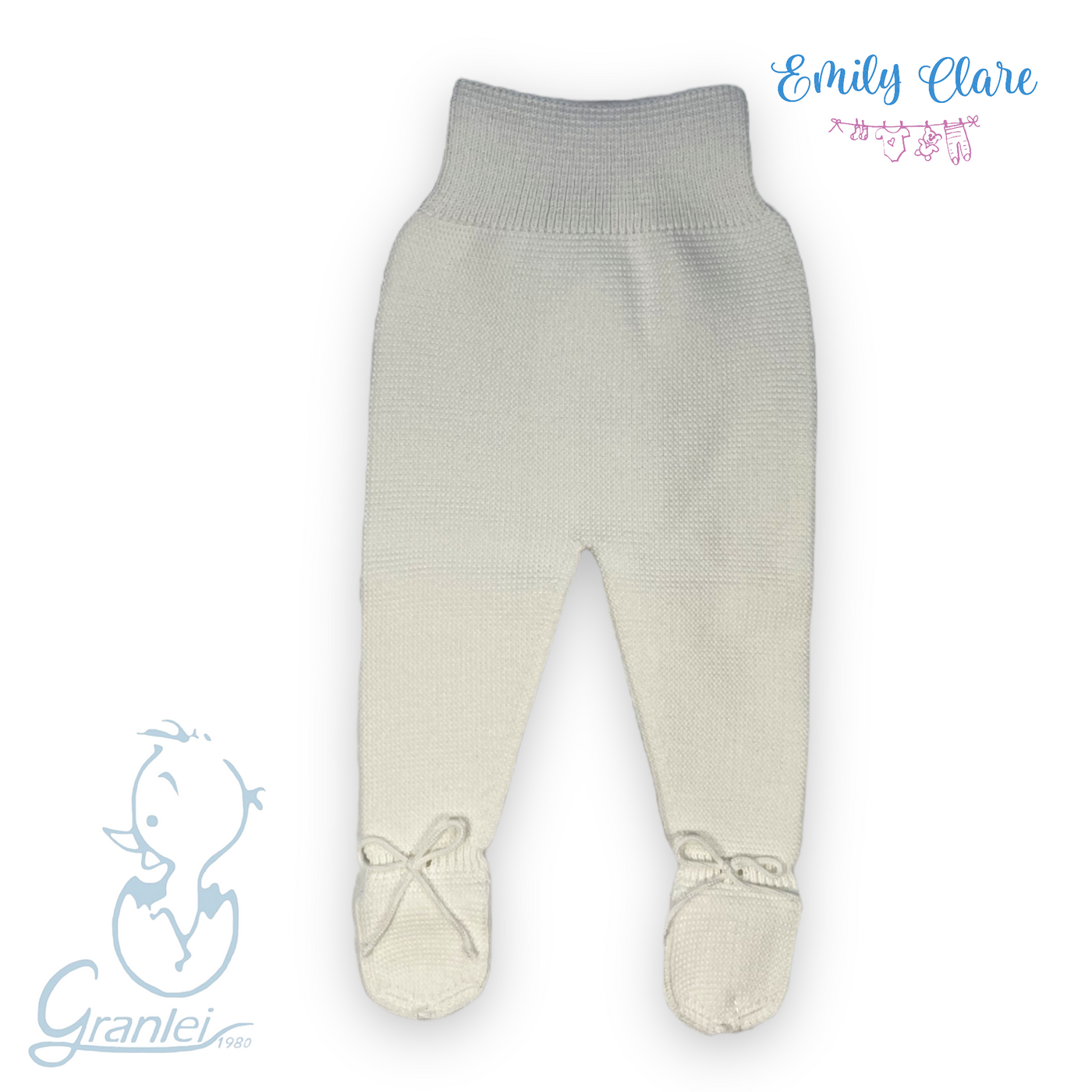 Unisex Two Piece Ivory Babygrow By Granlei