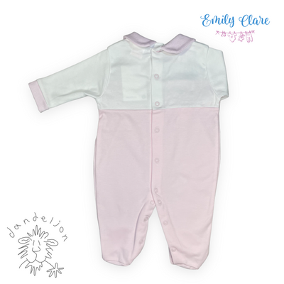 Girls Bunny & Star Babygrow By Dandelion