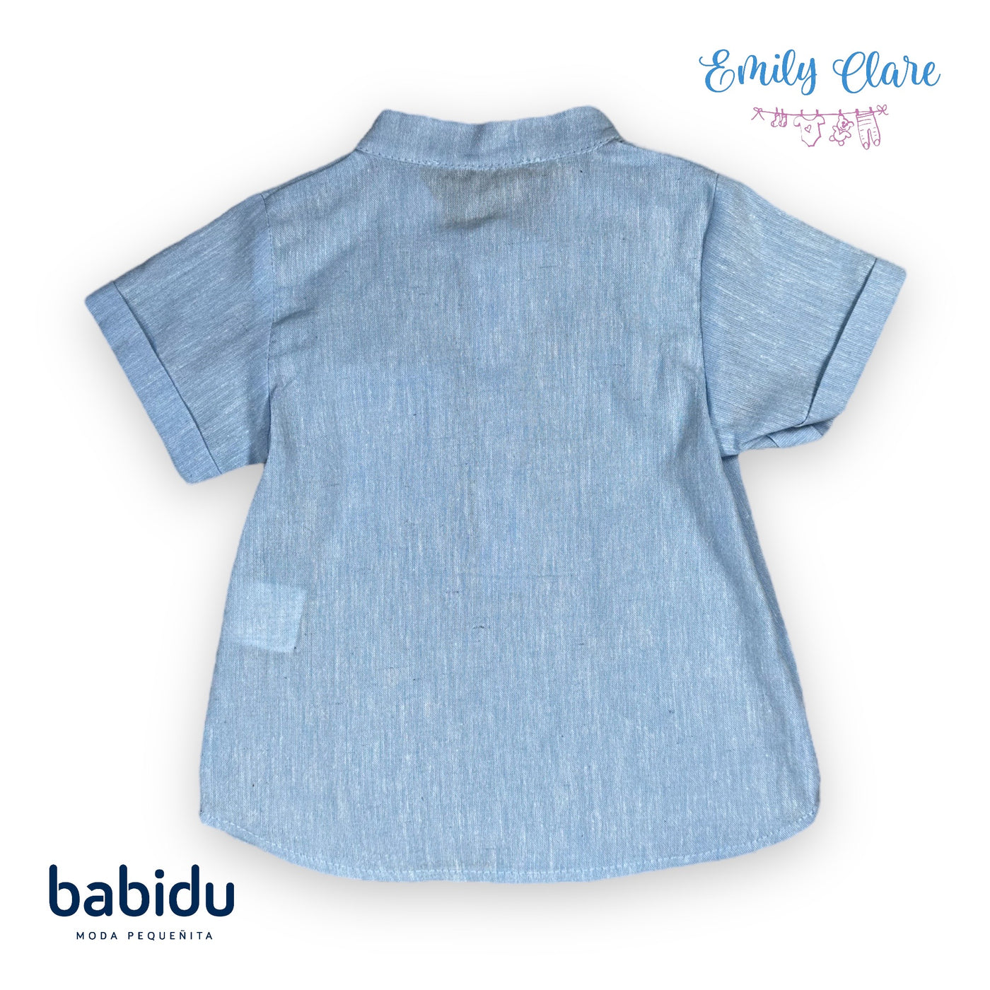 Boys Blue Cotton Shirt & Shorts By Babidu