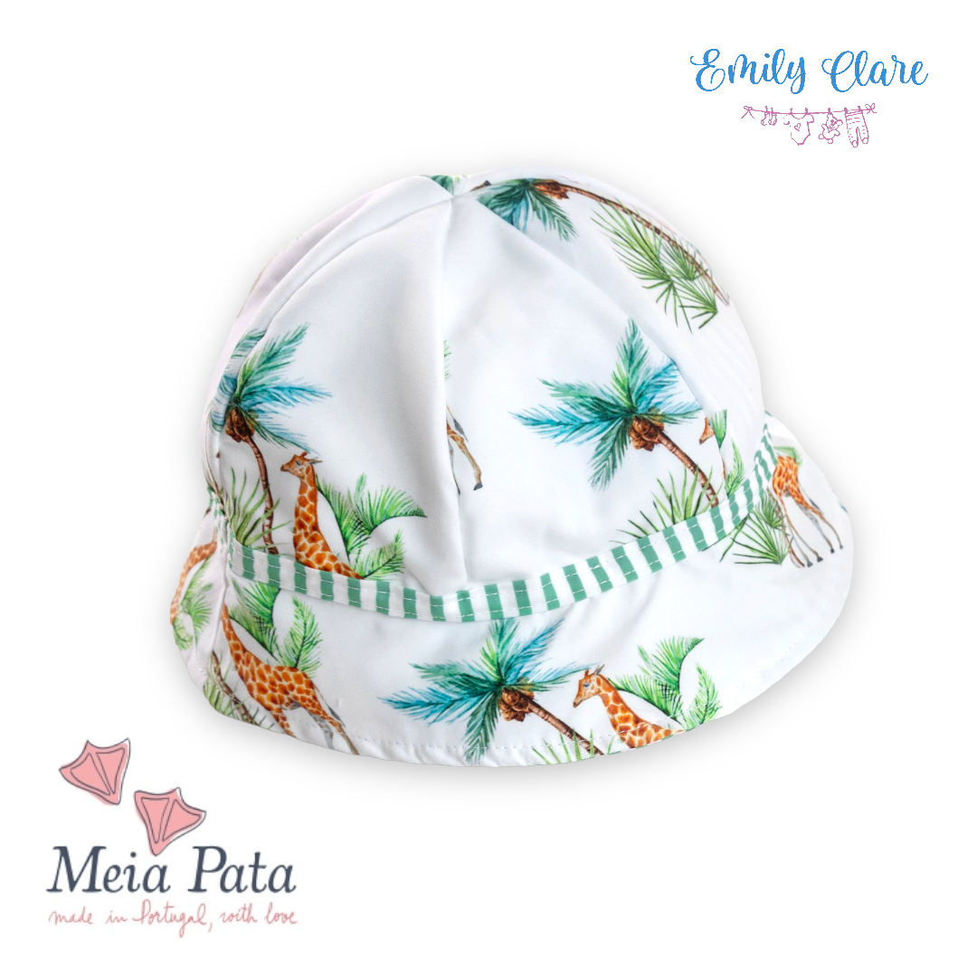 Boys Giraffe Sun Hat by Meia Pata