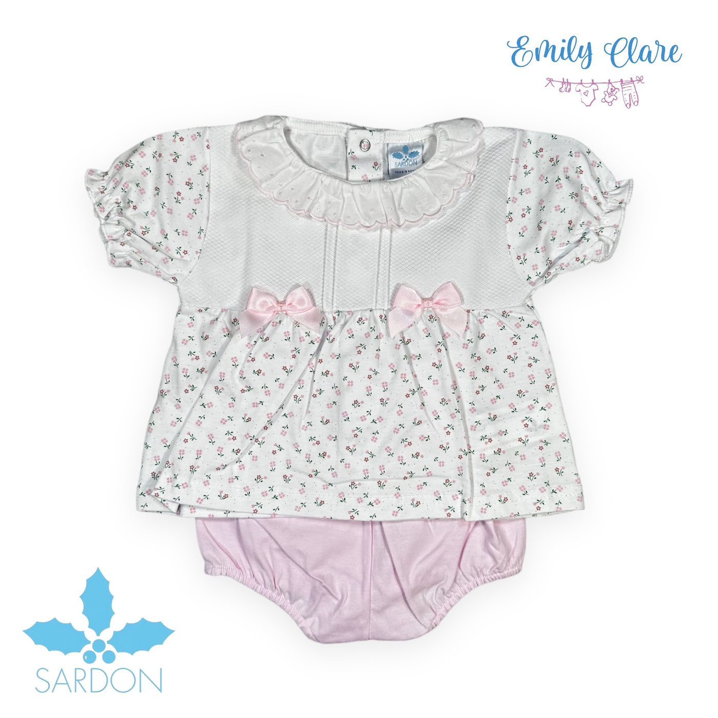 Girls Liberty Print Top & Bloomer Set By Sardon